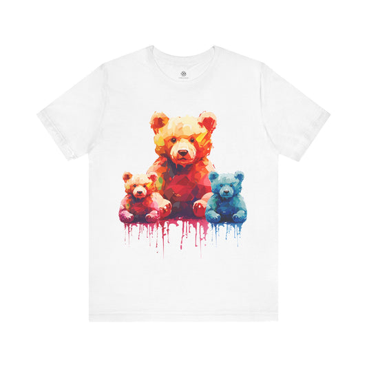 CIRCULOUS Liquid Bears graphic tee white unisex shirt