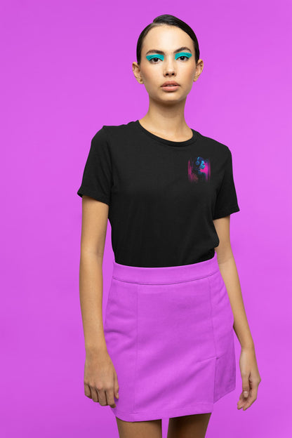 Audio Punk t-shirt, black, streetwear graphic tee, back print