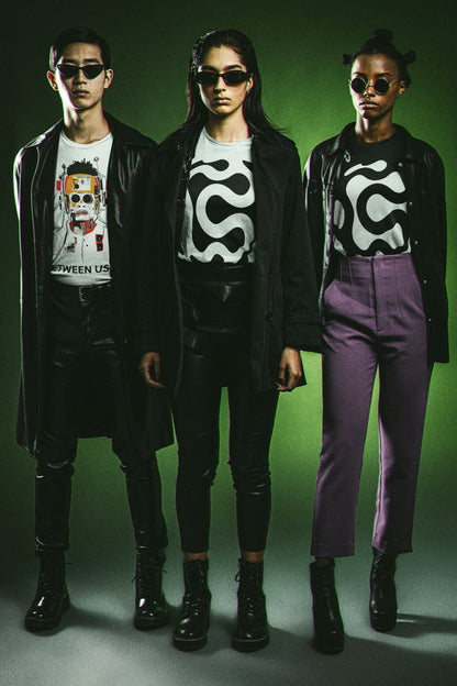 Between Us #2 white urban graphic t-shirt styled streetwear