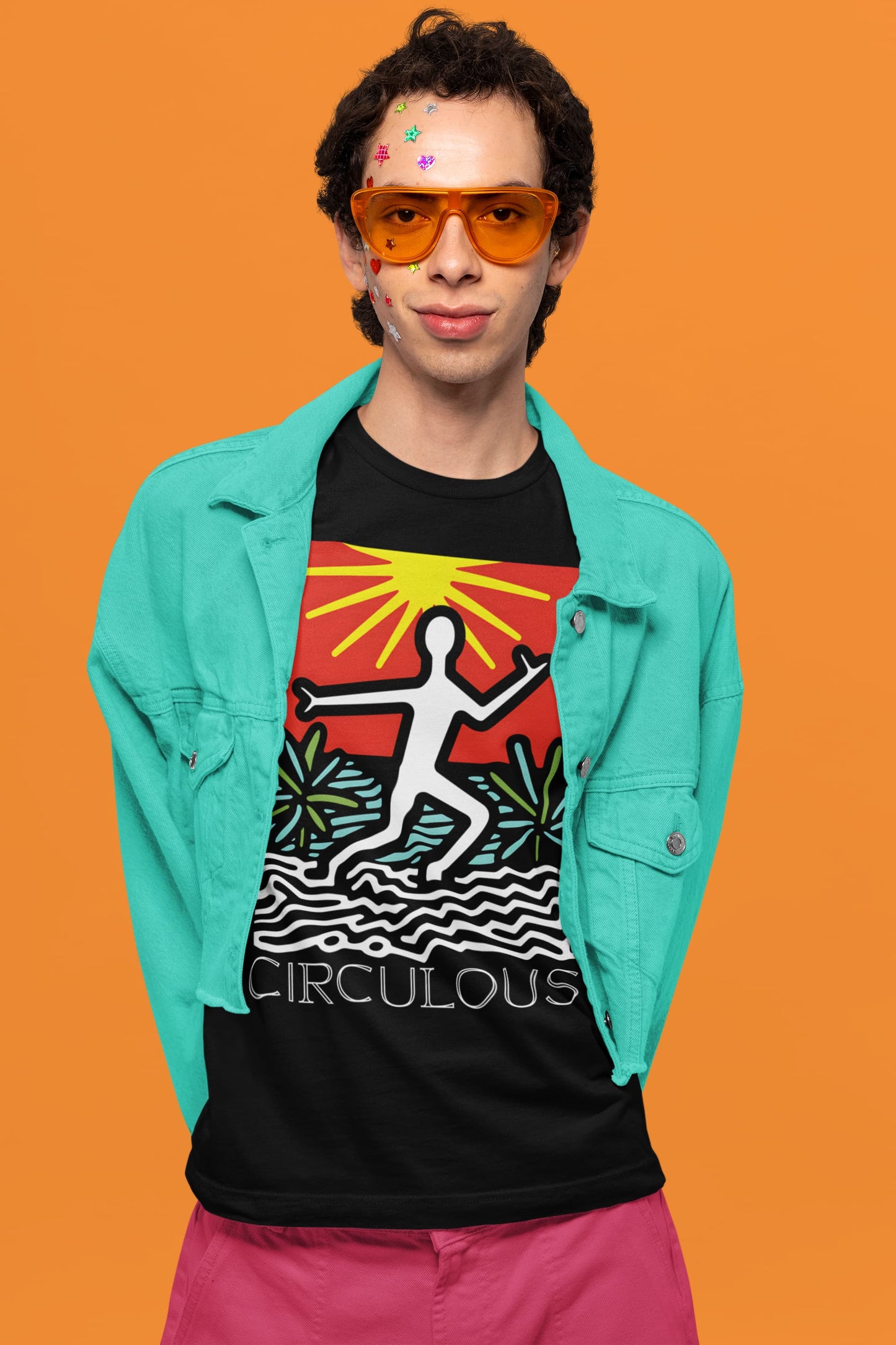 Beach Ballet black tee mockup