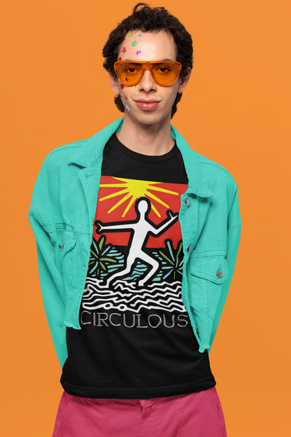 Beach Ballet black tee mockup