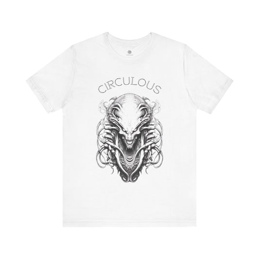 CIRCULOUS Cosmic Character alien graphic tee white unisex shirt
