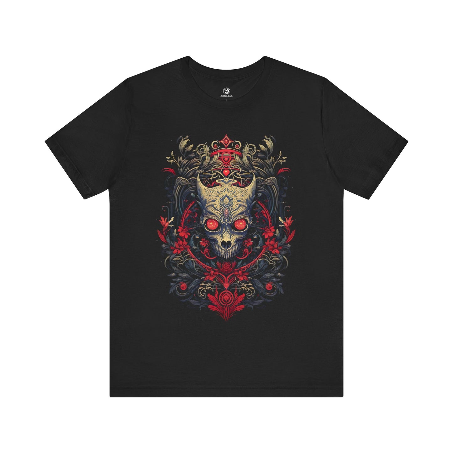 CIRCULOUS Dark Elegance skeleton graphic tee black unisex