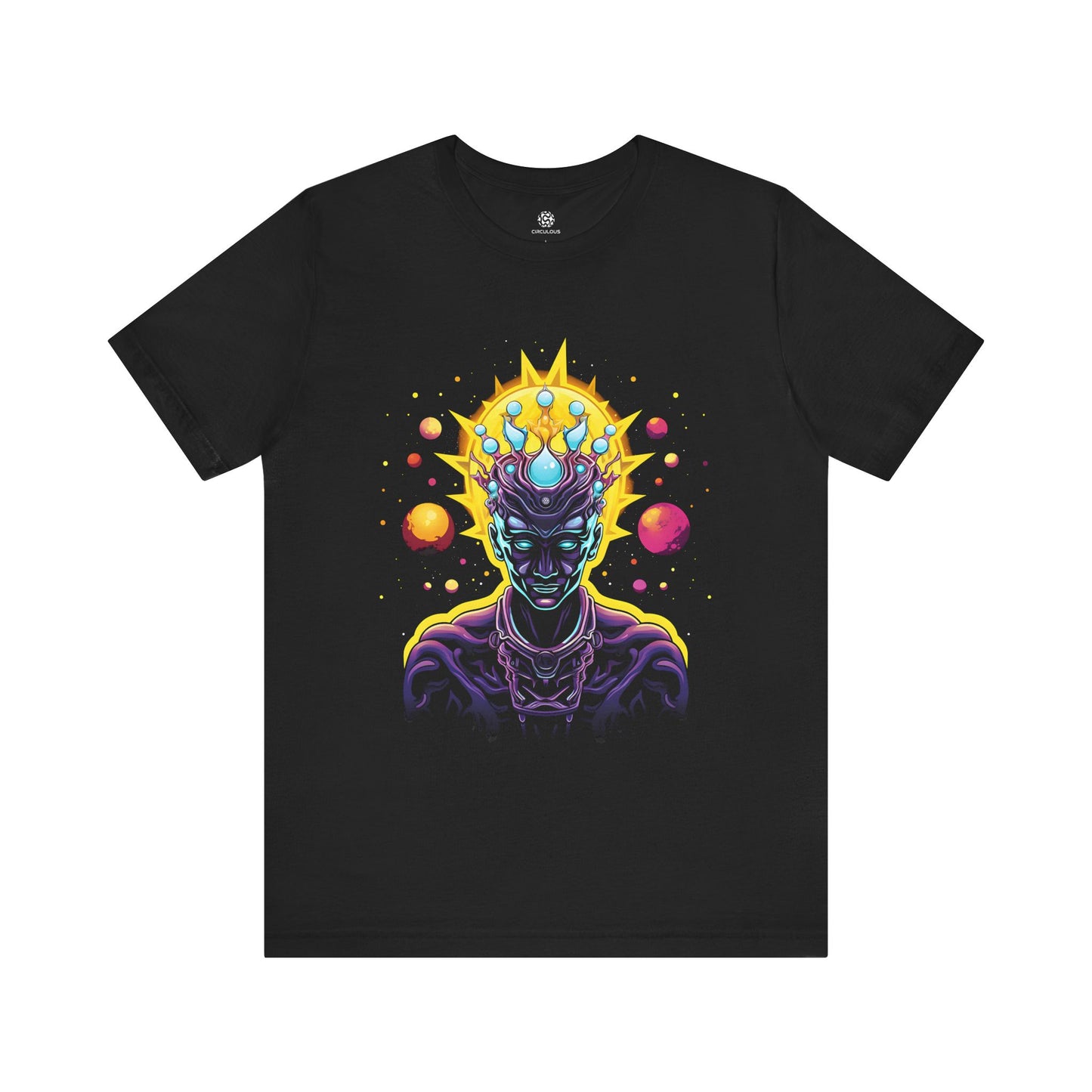 CIRCULOUS Galactic Emperor sci-fi graphic tee black unisex shirt
