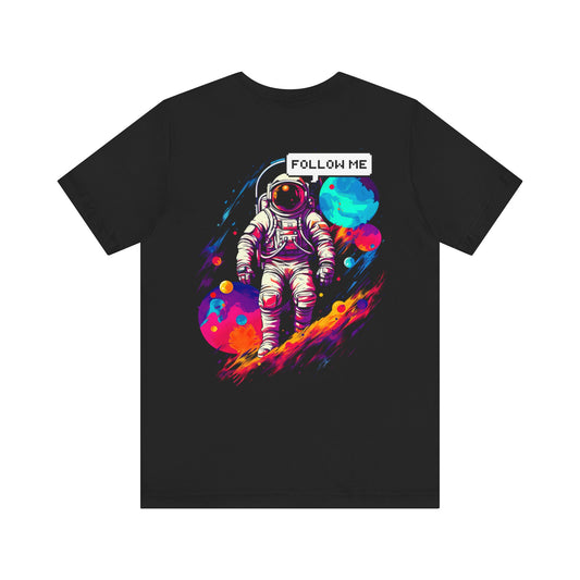 CIRCULOUS Galaxy Roamer astronaut t-shirt black back print unisex
