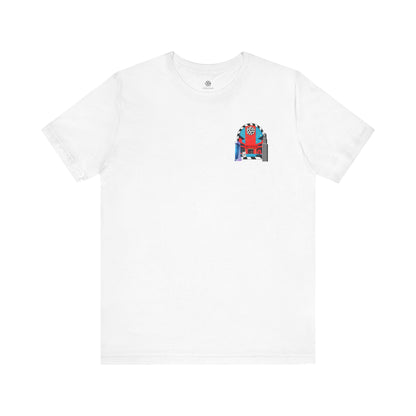 Streetwear graphic tee Circulous Headquarters retro building art
