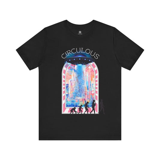 CIRCULOUS Infinity City graphic t-shirt black unisex
