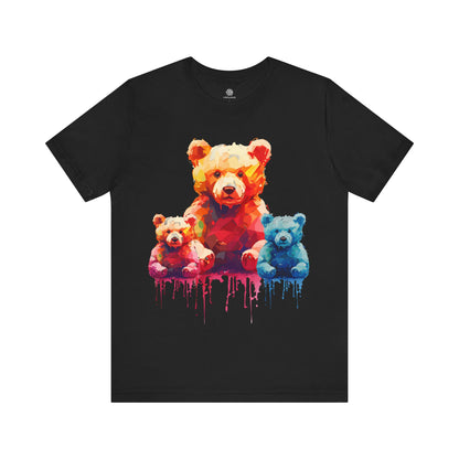 CIRCULOUS Liquid Bears graphic tee black unisex shirt
