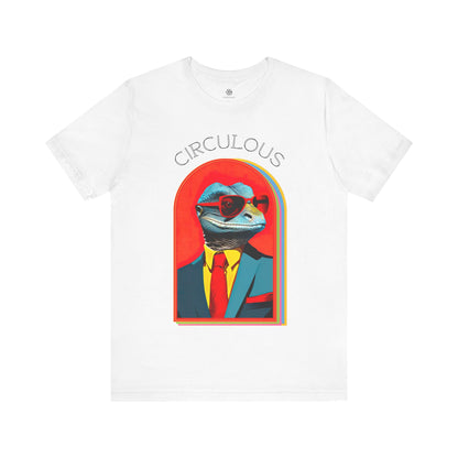 CIRCULOUS Lizard Persona psychedelic graphic tee white unisex
