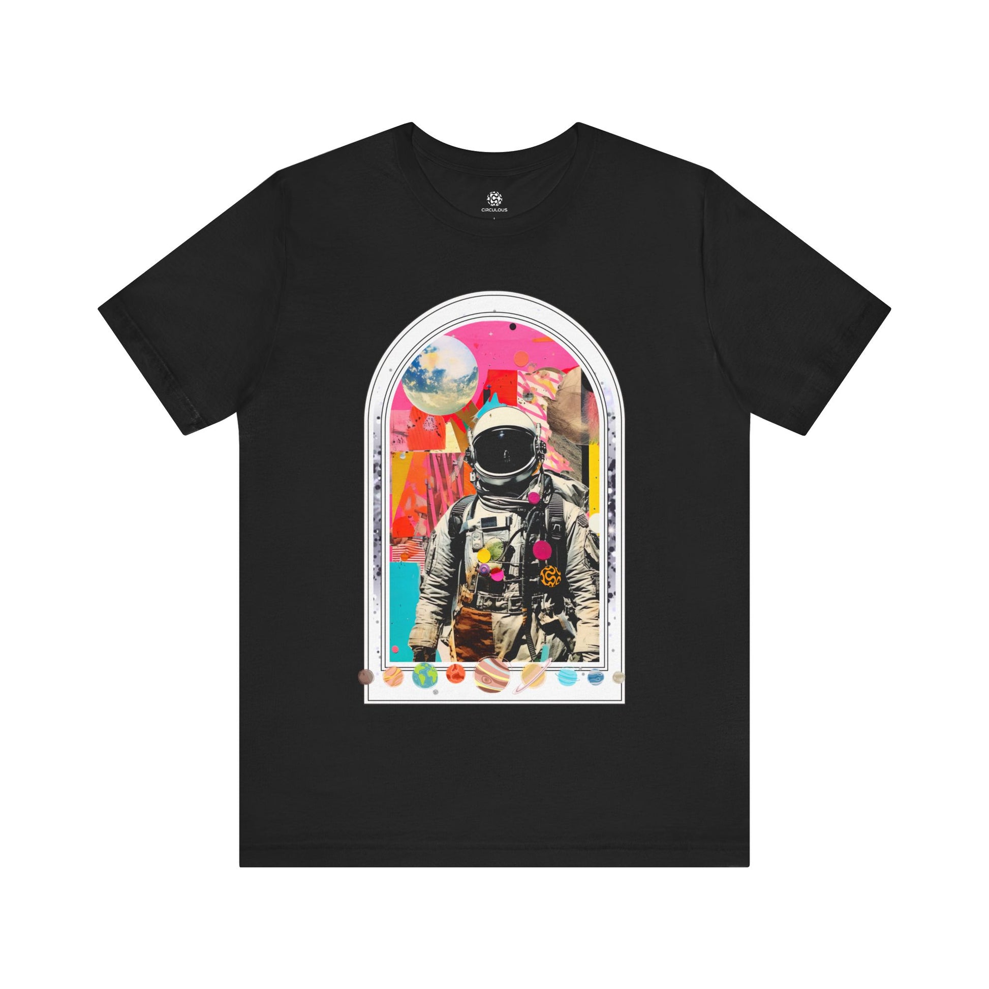 CIRCULOUS Lunar Discoverer space t-shirt black unisex
