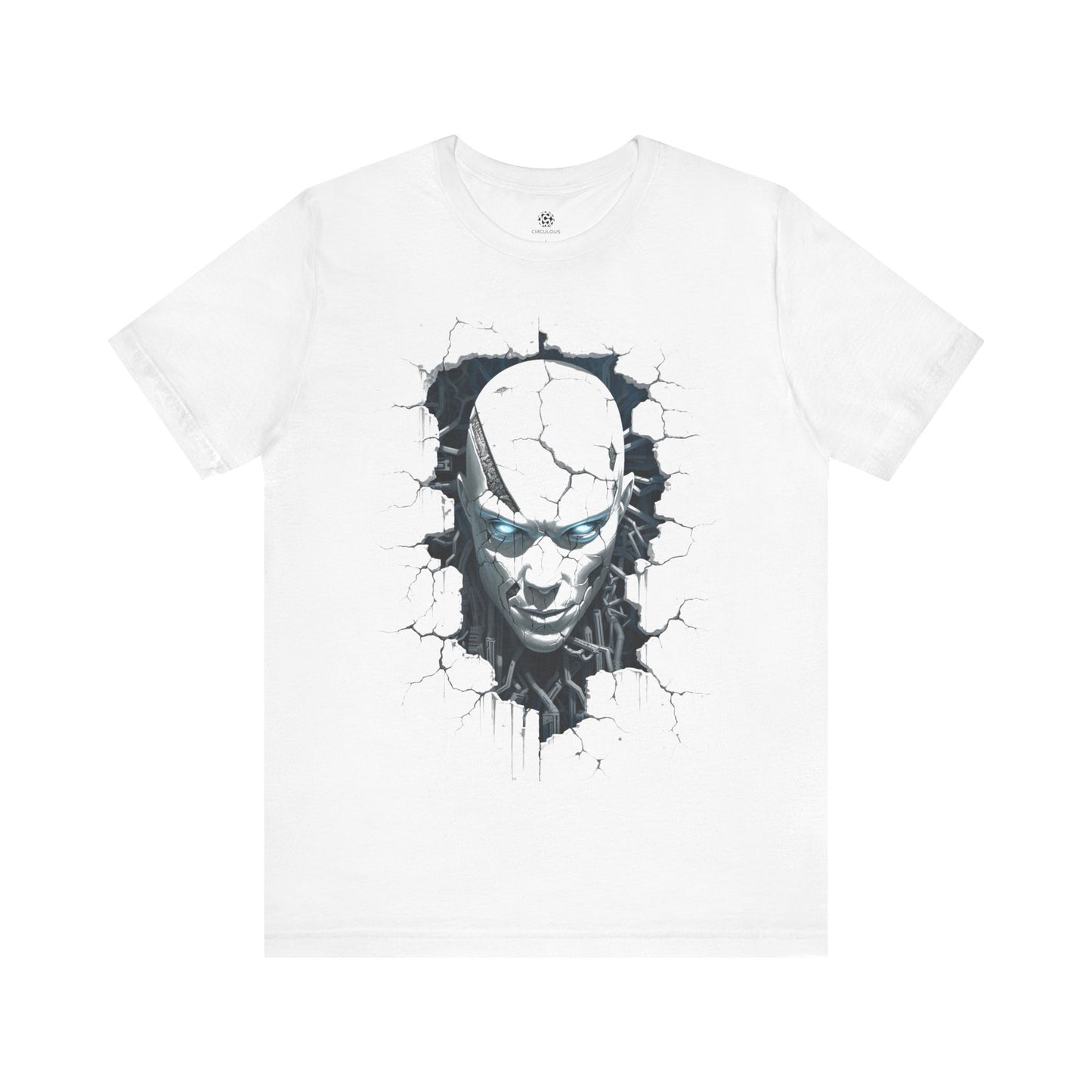 CIRCULOUS Machine Mischief robot graphic tee white unisex shirt
