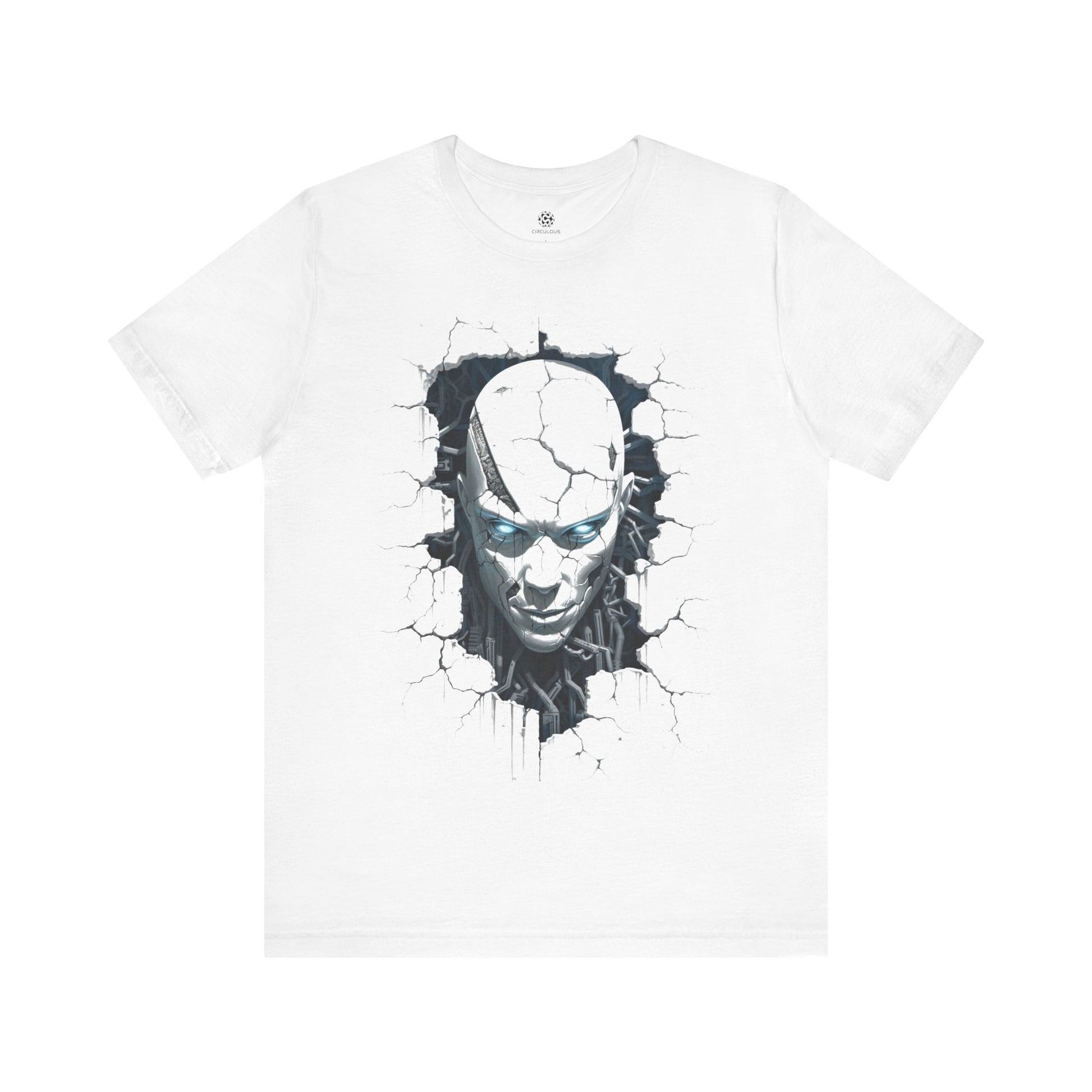 CIRCULOUS Machine Mischief robot graphic tee white unisex shirt
