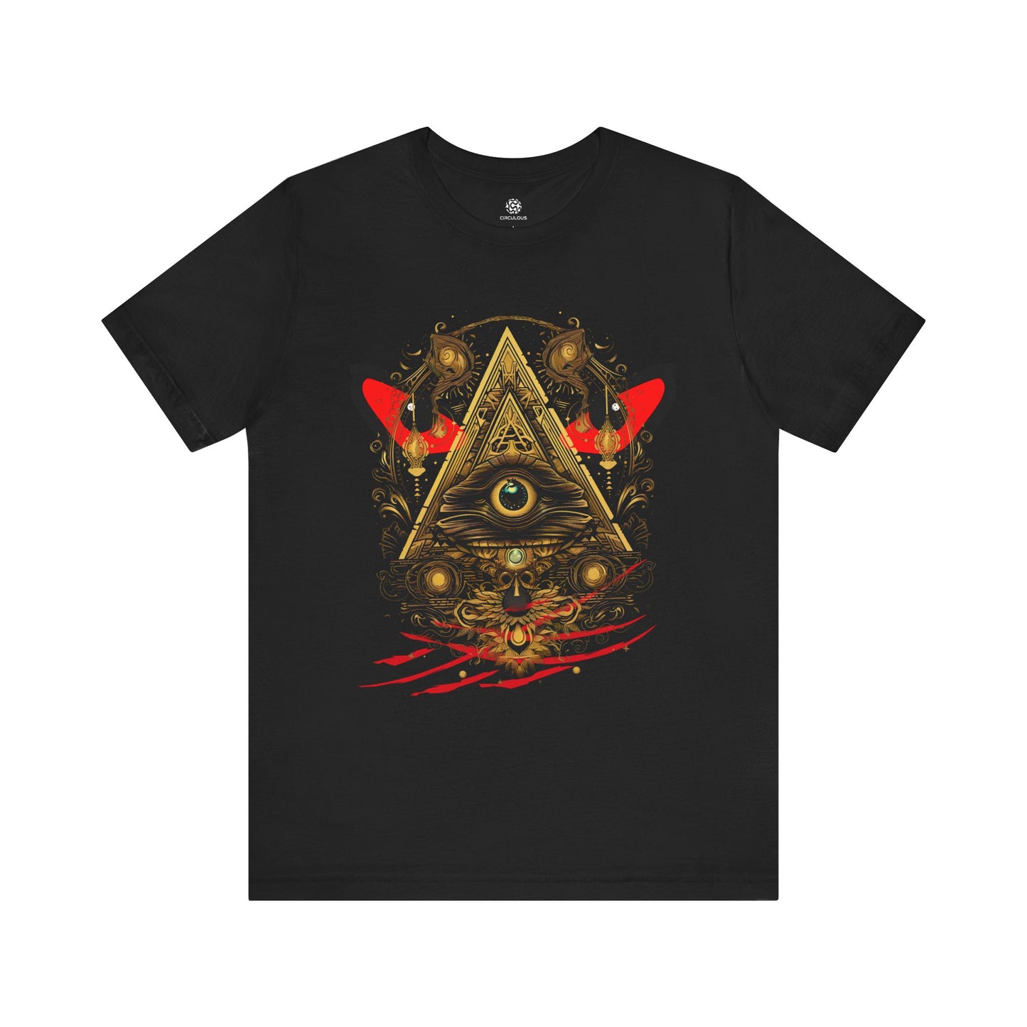 CIRCULOUS Masonic Capture occult graphic tee black unisex shirt
