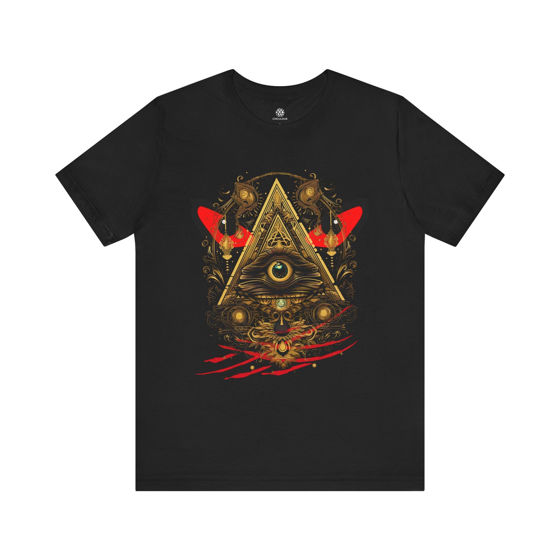 CIRCULOUS Masonic Capture occult graphic tee black unisex shirt

