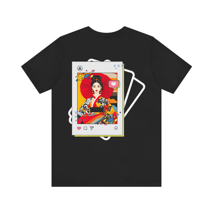 CIRCULOUS Modern Chic aesthetic graphic tee black back print unisex
