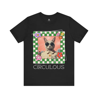 CIRCULOUS Sci-Fi Cat space graphic tee black unisex
