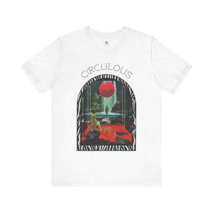 CIRCULOUS Silver Enigma alien graphic tee white unisex
