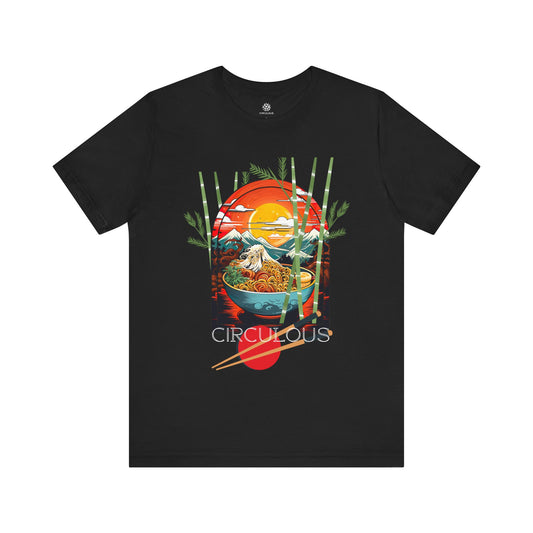 Solar Noodles t-shirt back view blank unisex fit