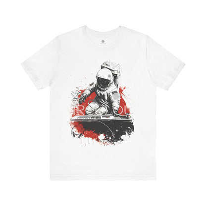 CIRCULOUS Space Beats music graphic tee white unisex
