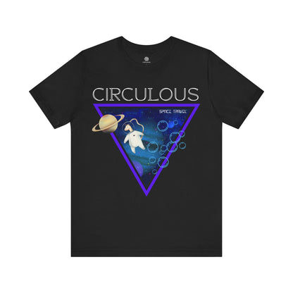 CIRCULOUS Space Travel giraffe t-shirt black unisex
