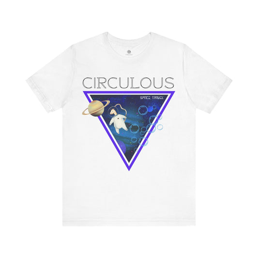 CIRCULOUS Space Travel giraffe t-shirt white unisex

