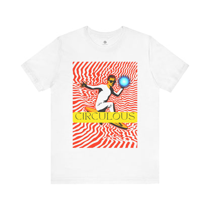 CIRCULOUS Surfing Ecstasy retro graphic tee white unisex
