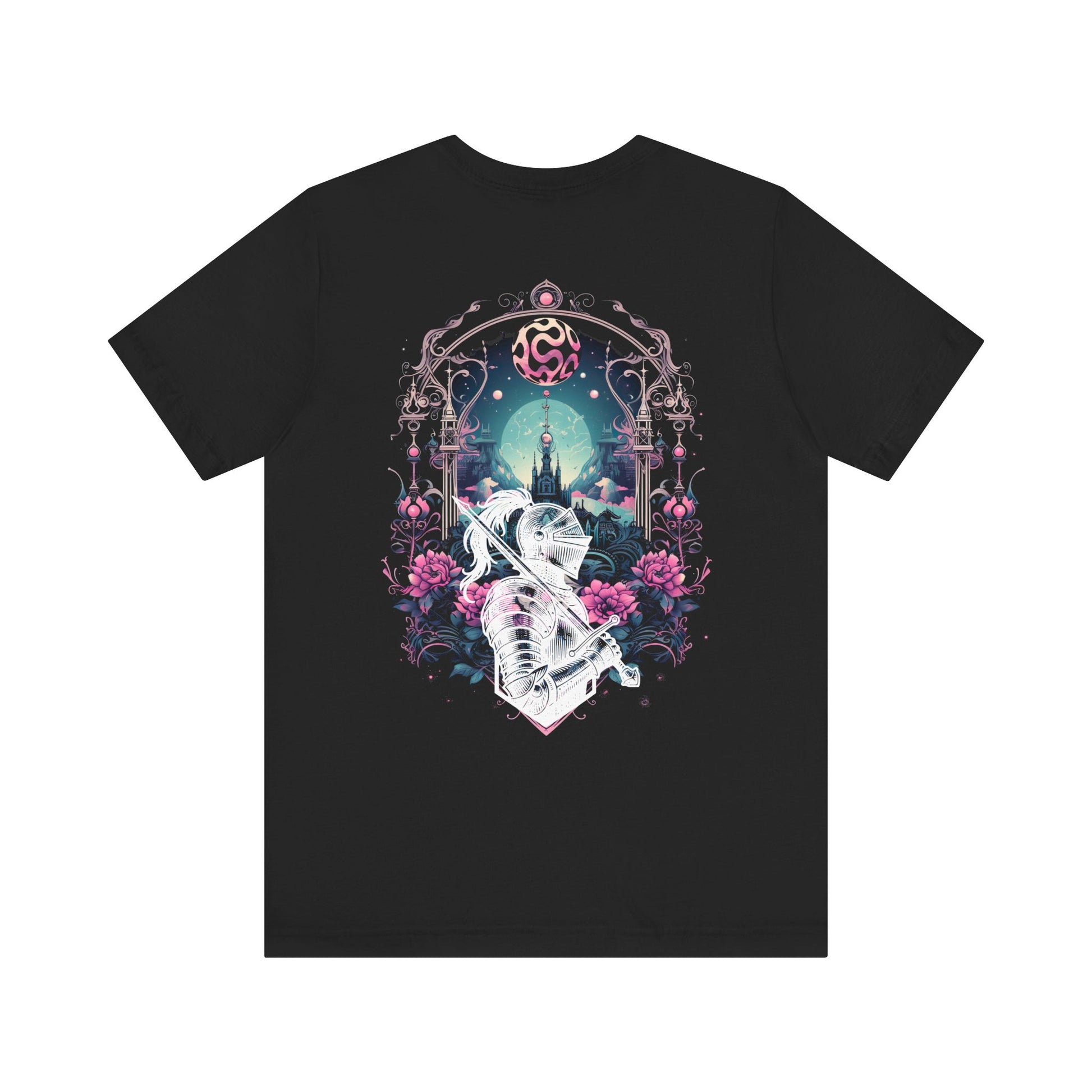 CIRCULOUS Surreal Kingdom fantasy graphic tee black back print unisex
