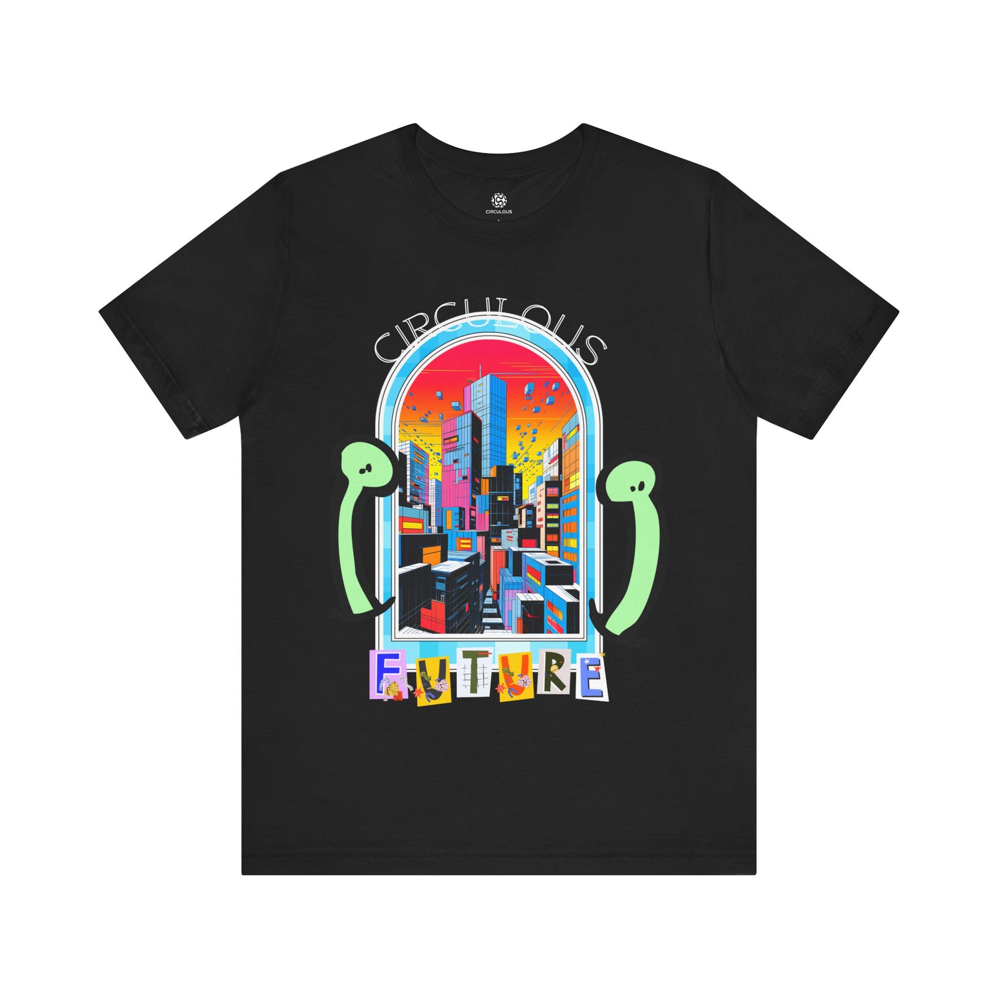 CIRCULOUS Tech Haven city graphic tee black unisex
