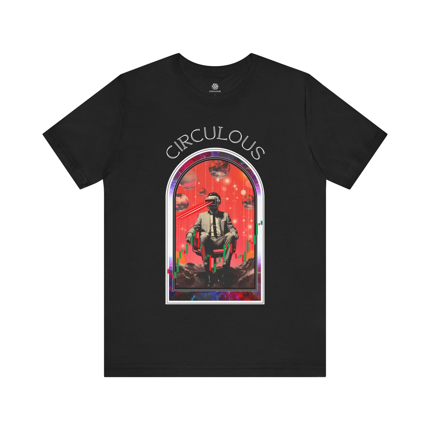 CIRCULOUS Time Traveler vr graphic tee black unisex
