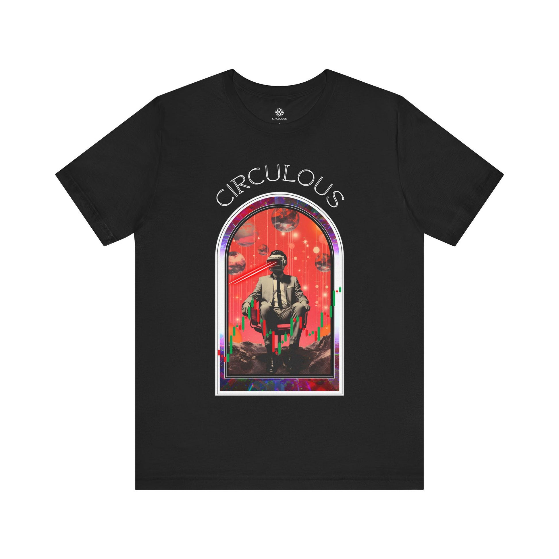 CIRCULOUS Time Traveler vr graphic tee black unisex
