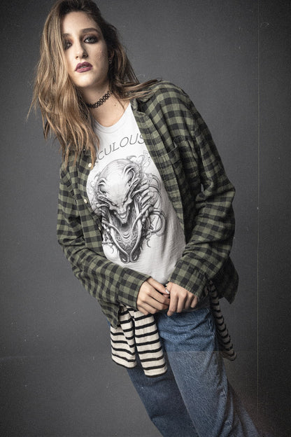 Cosmic Character extraterrestrial t-shirt detailed creature design
