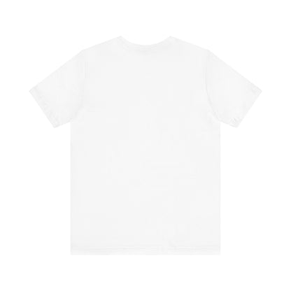 Forgotten Face white t-shirt back view blank unisex fit