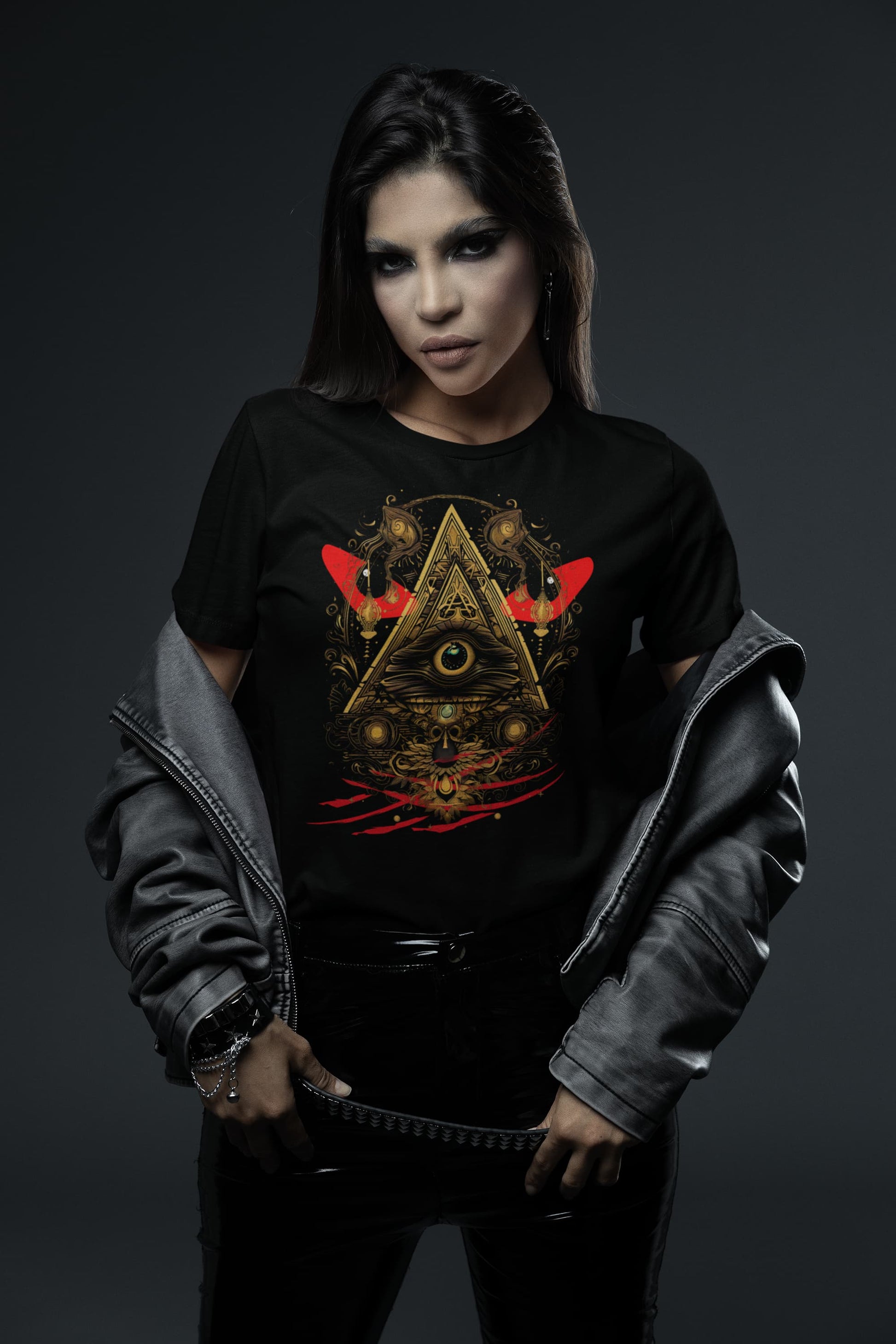 Masonic Capture illuminati t-shirt all-seeing eye triangle design
