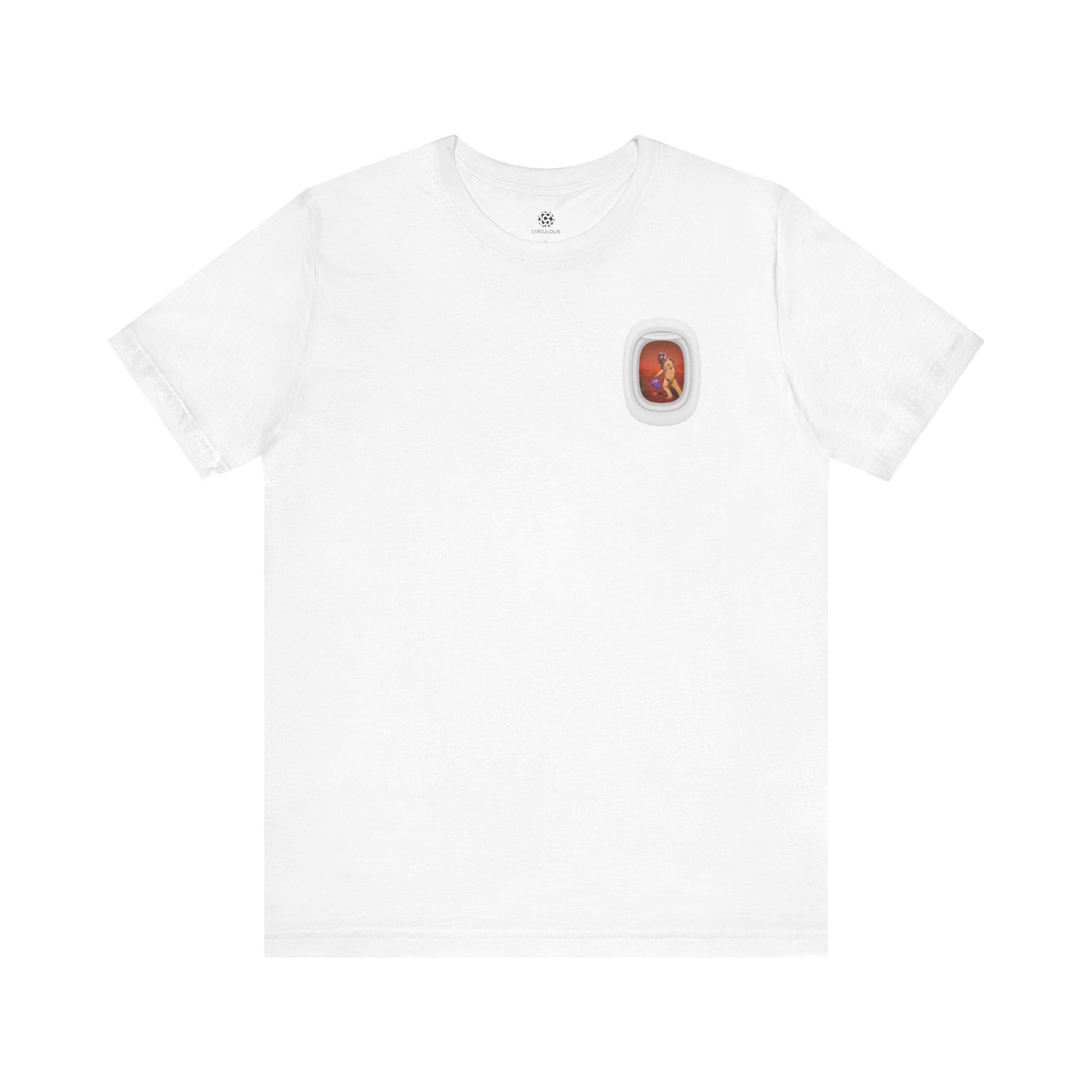 Space Gardener t-shirt frontk view logo unisex fit

