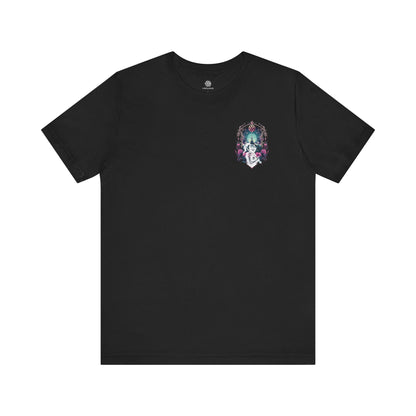 Surreal Kingdom knight tee dimensional guardian castle art nouveau front graphic logo print
